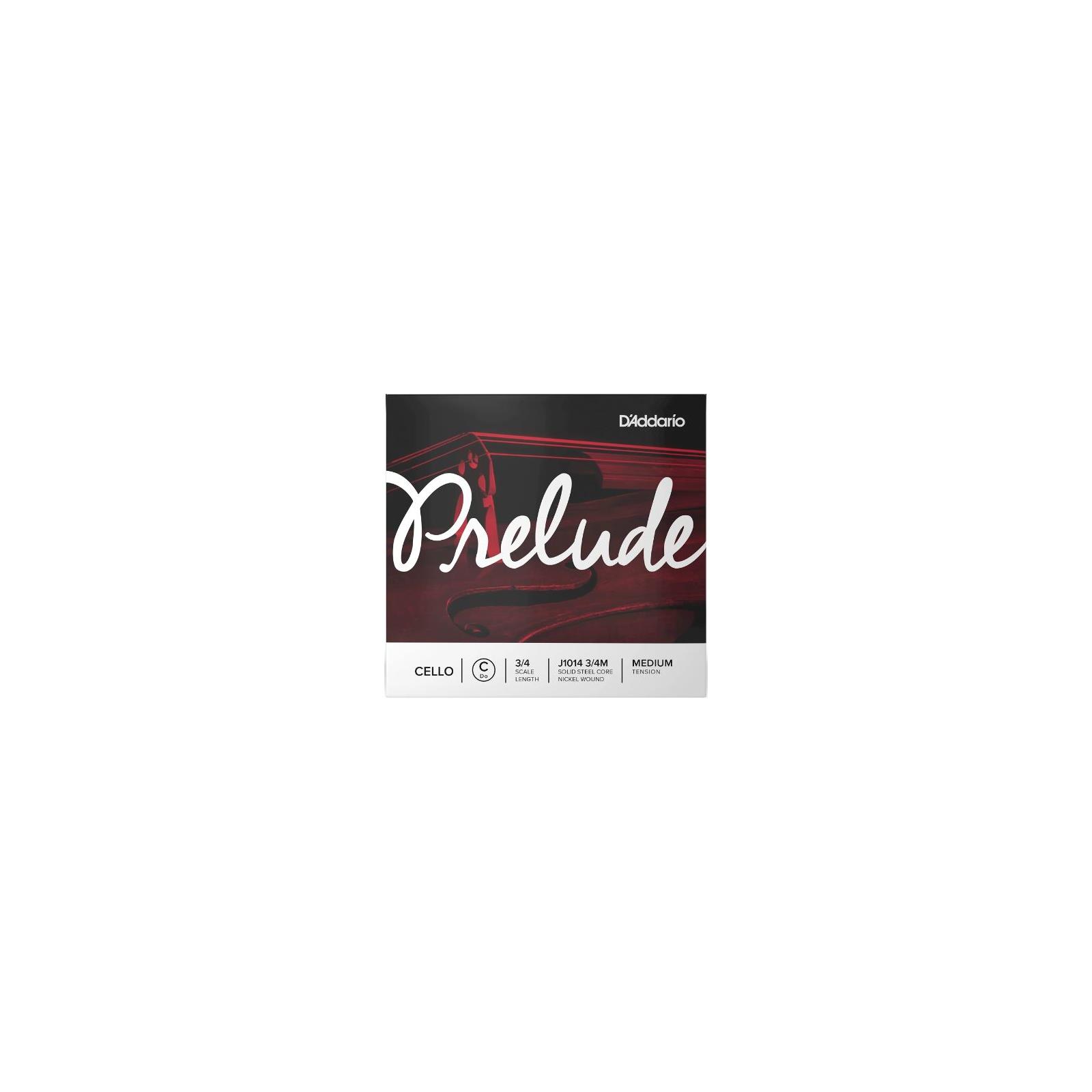 Prelude Strings Cello Single C String, 3/4 Scale, Medium Tension